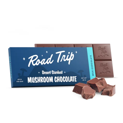 Experience the Magic Mushroom Chocolate Bar — rich, organic psilocybin edible perfect for microdosing or full psychedelic trips. Shop premium shroom chocolates now!