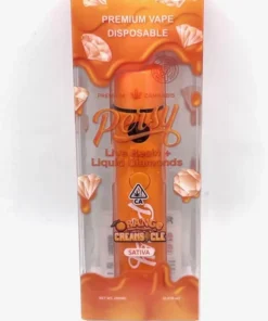 Orange Creamsicle Persy Premium 2g Vape Pen by 710 Labs features solventless live resin, bold citrus and vanilla flavors, hybrid strain effects, and collectible Persy decal box. Enjoy smooth hits, uplifting relaxation, and ready-to-use convenience in every puff