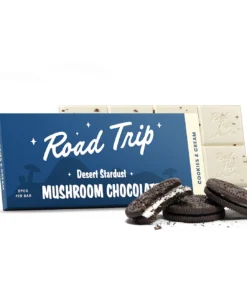 Stardust Magic Mushroom Chocolate – potent psilocybin bar with cookies & cream flavor. Shop shroom edibles, trippy treats & mushroom candy online.