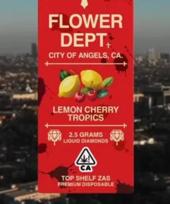 Boost your day with Dept Disposable – Lemon Cherry. This Sativa vape delivers zesty flavor and uplifting effects—perfect for energy, focus, and creativity