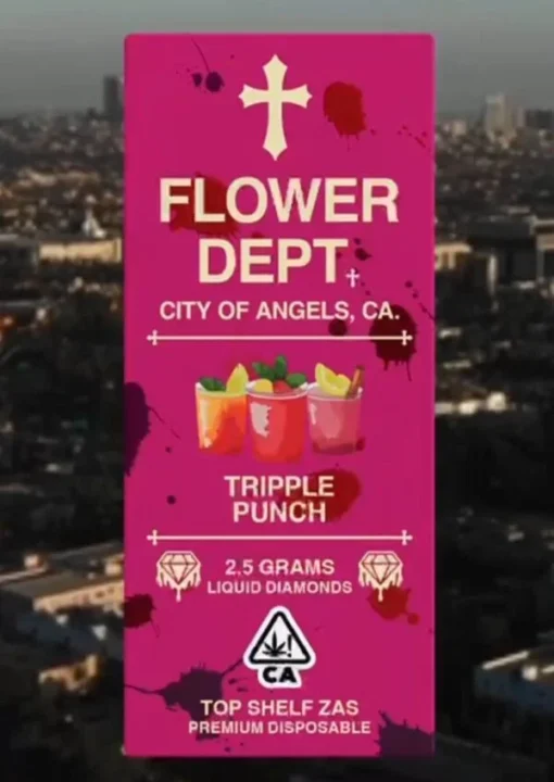 Enjoy balanced effects with Flower Dept Dirty Sprite—a hybrid disposable vape featuring bold grape-lime flavor and a smooth, clear-headed high.