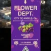 Discover deep relaxation with the Flower Dept Grape Ape disposable vape. This flavorful Indica offers bold grape taste and smooth vapor